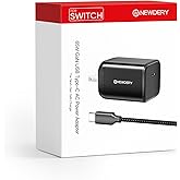 NEWDERY USB-C 65W GaN Charger for Nintendo Switch 2 (TV Mode), Small PD PPS USB-C Fast Wall Charging Block with 5ft Cable for Switch, Steam Deck, ROG Ally, iPhone, Android, Tablet & Laptop