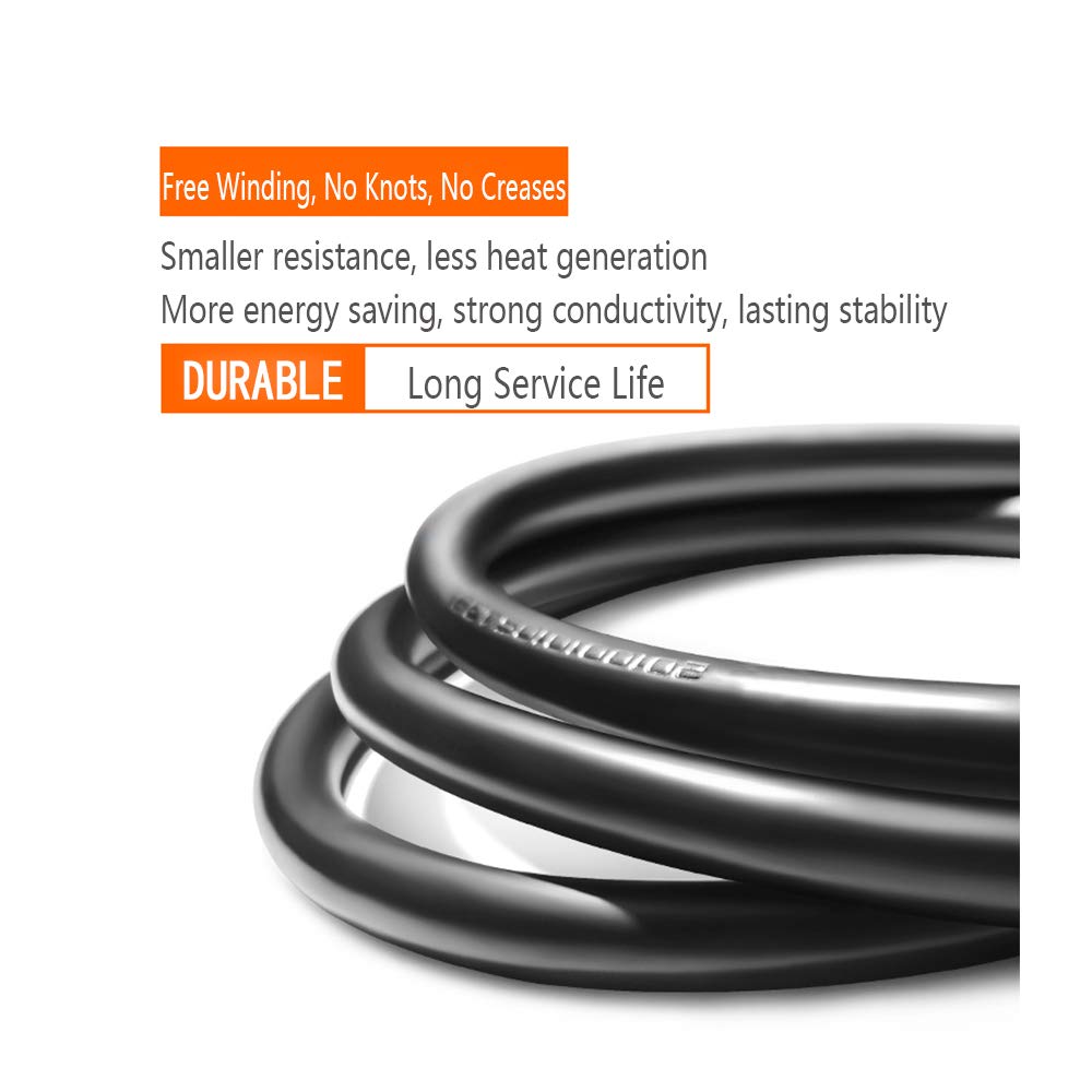 Power Cord Replacement for Sony PlayStation PS3 First Generation(Fat), Xbox 360 1st Generation(Fat) - [UL Listed] 6FT Extension 3 Prong 18 AWG Power Cord Cable