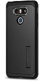 Spigen Tough Armor LG G6 Case with Extreme Heavy Duty Protection and Air Cushion Technology for LG G6 (2017) - Black