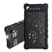 Waterproof Solar Charger, FKANT 10000mA IPX6 Waterproof Dual USB Solar Power Bank Portable External Battery Charger Outdoor Phone Charger with Flashlight for iPhone 8, S8, Note 8 and iPad