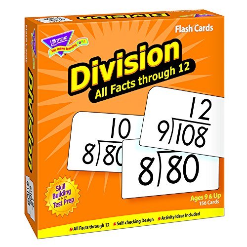 TREND ENTERPRISES INC. FLASH CARDS ALL FACTS 156/BOX 0-12 (Set of 3)