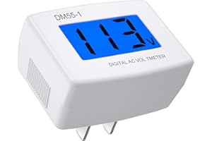 Voltage Tester, Excgood Plug-in LCD Digital Voltmeter (AC 80-300V) Flat Compact Monitor Tester Panel with Backlight, Measurin