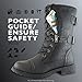 DailyShoes Women's Military Lace Up Buckle Combat Boots Mid Knee High Exclusive Credit Card Pocket, Twlight Black, 6 B(M)