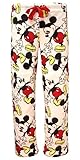 Disney Mickey Mouse White Superminky Fleece Sleep Pants - Medium