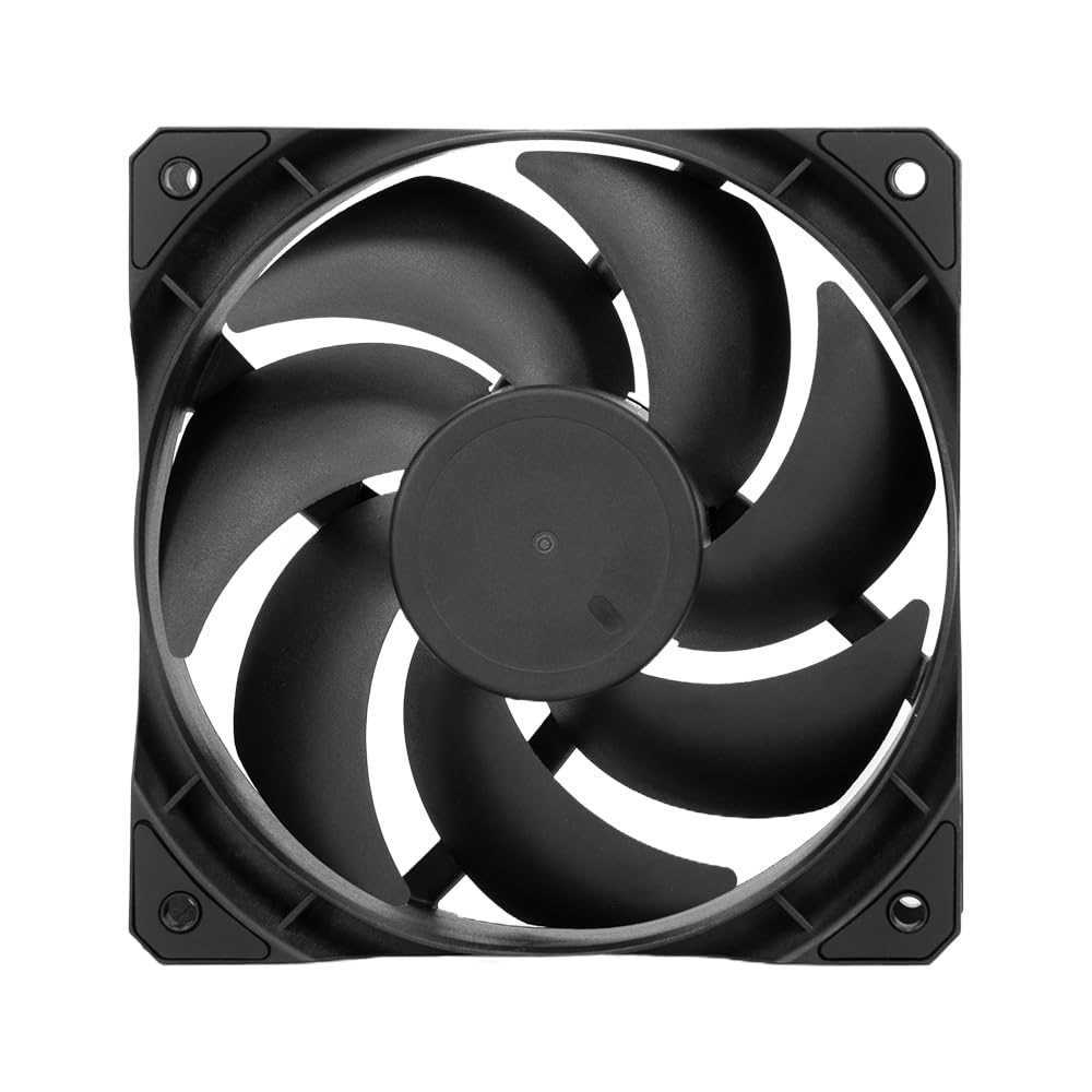 オウルテック ケースファン 120mm 4ピン PWM 500～2000rpm ブラック OWL-FL1225M-BK商品画像