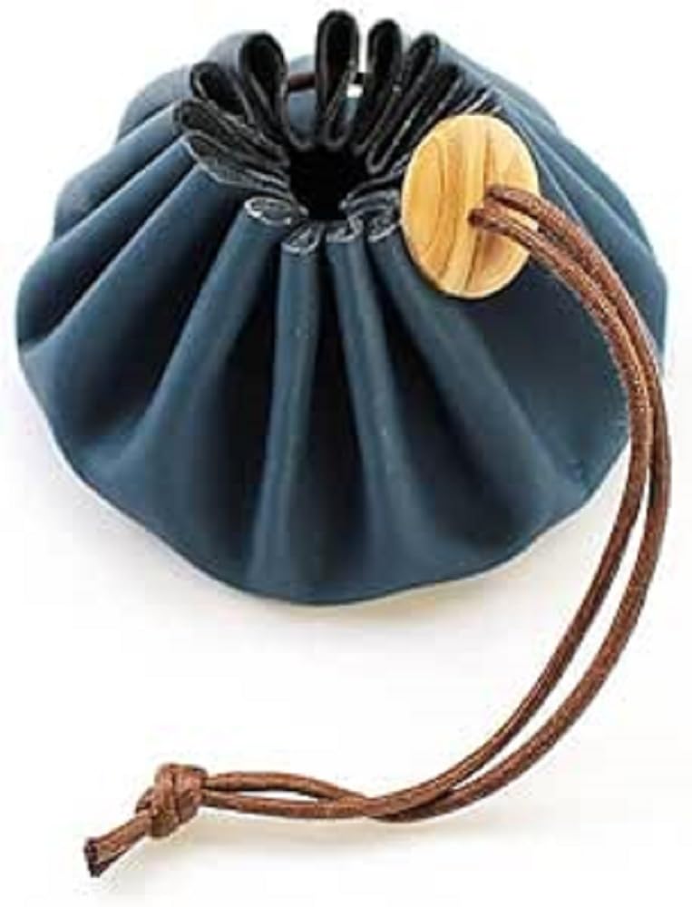 Cohana Himeji Leather Pouch Blue - 1pc