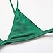 RUUHEE Women Brazilian Top Thong Bottom Sexy Padded Push up Two Piece Bikini Swimsuit (L(US Size 6-8), Green)