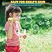 Fullsexy Bubble Machine, Automatic Durable Dinosaur Bubble Maker 1000+ Bubbles per Minute, Bubbles Blaster for Kids ToddlersBoys Girls Outdoor(with 2 Bottle 4oz Bubble Solution)