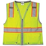ML Kishigo 1510 Ultra-Cool Polyester Brilliant Series Heavy Duty Vest, Extra Large, Lime