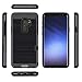 So Slick Samsung Galaxy S9 Plus Case-Metallic Rugged Hybrid Dual Layer Shock Proof Armor Defender Protective Ultra Slim Case Cover.Galaxy S9 plus with Credit Card Holder Slot Wallet 2018 Black
