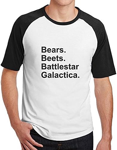 Z Cheing Raglan T-Shirt Short Sleeve For Man Bears Beets Battlestar Galactica Cute