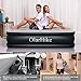 OlarHike Queen Air Mattress with Built-in Pump for Guests, Inflatable Double High Elevated Airbed with Comfortable Top, Raised 18