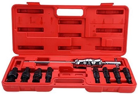 Amashion 9PCS Bearing Separator Set Blind Hole Pilot Bearing Puller Internal Extractor Removal with Slide Hammer