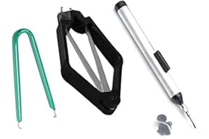 Liyafy Component Puller Vacuum Sucking Pen, U Shape IC Chip Extractor Puller And Square Shape IC Chip Extractor Puller