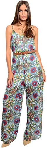 GIORGIO WEST Women's Elissa Jumpsuit S Taupe Multi