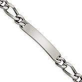 Stainless Steel Polished Large ID Bracelet (10mm)