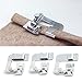 cheerfullus 3pcs Sewing Machine Presser Foot Set Rolled Hem Foot Tool for Wrapper Hemming