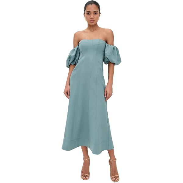 strapless open back dress Deesse Gown - Ocean  L'IDE