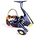 Sougayilang Fishing Reels Spinning Freshwater Saltwater with 5.5:1 Gear Ratio 13+1BB Metal Body Left/right Interchangeable Collapsible Handle Spinning Fishing Reel(13+1BB YB5000)