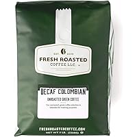 Fresh Roasted Coffee, Unroasted Decaf Colombian, Kosher, 5 Pound