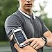TRIBE Water Resistant Cell Phone Armband Case Running Holder for iPhone Pro Max Plus Mini SE (13/12/11/X/XS/XR/8/7/6/5) Galaxy S Ultra Plus Edge Note (21/20/10/9/8/7/6/5) Adjustable Strap & Key Pocket