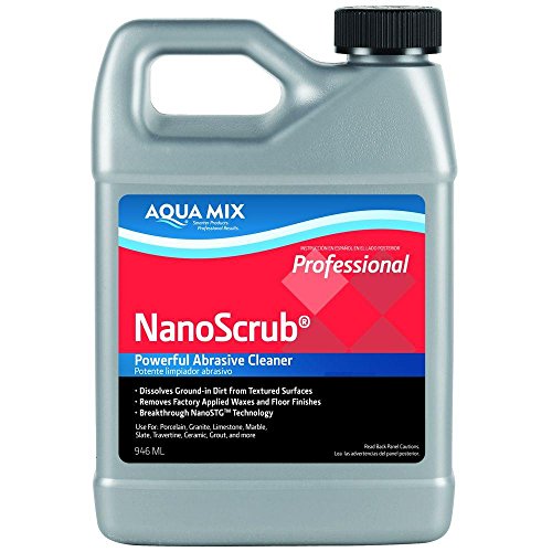 Aqua Mix Nanoscrub Powerful Abrasive Cleaner Quart 32 oz (Best Grout Haze Remover)