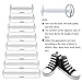 Uniqhia No Tie Shoelaces for Kids and Adults - Multicolor Fashion Sports Fan Shoelaces - Fits Most Types Shoes - Sneaker Boots, Board Shoes Sport Shoes and Leisure Footwear (White)