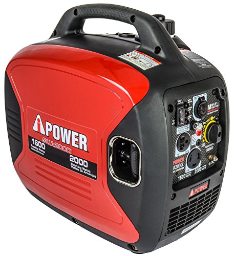 JEGS Performance Products 81963 Inverter Generator 1600W Surge Watts 2000W Rated