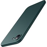 JETech Slim Case for iPhone 17e/16e, Midnight Green | Camera Lens Protection, Ultra-Thin Matte Finish, Lightweight Minimalist Design
