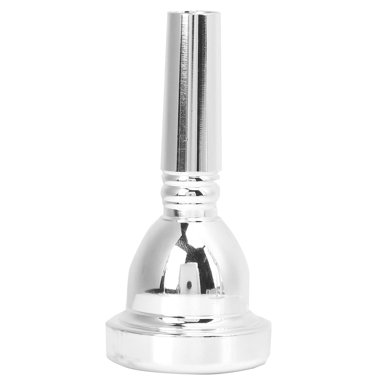 Trombone Mouthpiece, 12.7mm 5G Large Shank Tenor Trombone Mouthpiece, Silver, Performance Accessories for Trombone Players, Performance, Practice, Music Lessons