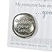 The Grandparent Gift Co. You are Loved Pewter Coin with Sentiment Card (Godfather)