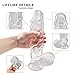 Huge Dildo XXL with Testicles and Obvious Glans, Sex Toy with Powerful Suction Cup for Pure Pleasure, You Can Get Into Intense Orgasm,Transparent 1