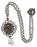 Elope Antique Butterfly Gear Steampunk Necklace