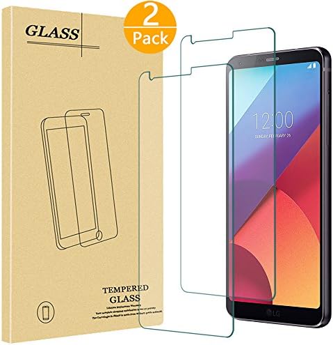 [2 Pack] LG G6 Screen Protector, Tourist Ultra HD Clear Tempered Glass Screen Protector with [9H Hardness] [Crystal Clear] [Easy Bubble-Free Installation] [Scratch Resist] [Anti-scratch]