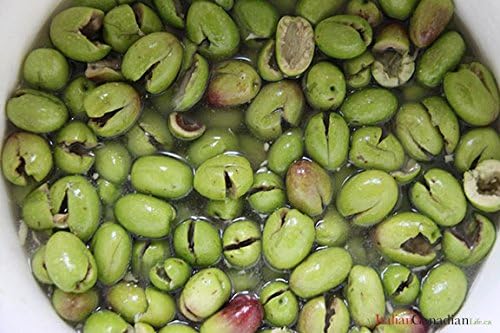 Sicilian Cracked Large Olives 1lb D.O.P Nocellara Del Belice