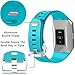 Wepro Fitbit Ionic Band, Watch Replacement Sport Strap for Fitbit Ionic Smartwatch, Small, Blush Pink, Lavender, Teal