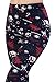 VIV Collection Regular Size Printed Brushed Ultra Soft Christmas Leggings (Christmas Playtime)