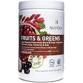 NutriDyn Fruits and Greens Super vegetox Proprietary Blend of Super vegetables, Chlorella, Kelp, Turmeric &amp; Kale, Certified Organic 306.4 Grams