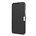 MTRONX Phone Case for iPhone X, iPhone 10, Magnetic Closure Ultra Folio Flip Slim PU Leather Twill Case Cover Pouch for Apple iPhone X iPhone 10 - Black(MG-BK)