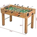 Topeakmart 48" Foosball Table Competition Sized Soccer Arcade Games Foosball Table