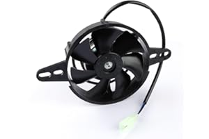 HARIFOGER 4 Inch 12V DC Electric Radiator Cooling Fan Motorcycle Oil Water Cooler Replacement for 150cc 200cc 250cc 300cc Quad ATV UTV 4 Wheeler Dirt Pit Bike Buggy Go Kart