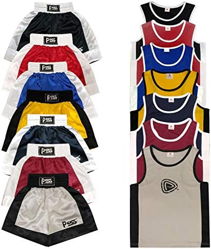 Prime Sports Shop Ultimate Kids Boxing Uniform Set of 2 Pieces Light Weight Breathable And Comfortable Fabric Boxing Student Uniform for ages 3-14 Comes In 7 Elegant Colours