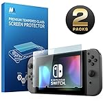 Mumba Nintendo Switch Screen Protector, Premium HD Clear Tempered Glass Screen Protector for Nintendo Switch 2017 release (2-Pack)
