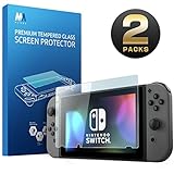 Mumba Nintendo Switch Screen Protector [2 Pack]- Tempered Glass Screen Protector for Nintendo Switch 2017 [9H Hardness] [Anti-scratch] [Bubble Free]