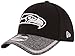 New Era NFL 2016 Training Camp Black and White 39THIRTY Stretch Fit Cap, Medium/Large