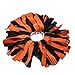 Lewis N. Clark Pomchies POM-ID Luggage Tags: Pom Pom Keychain, Backpack Tags, Luggage Identifiers + Hair Bows - Black/Fanta (2 Pack)
