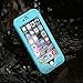 iPhone 6 Waterproof Case, Bessmate Underwater Protection Cover Waterproof Shockproof SnowProof DustProof Case with Viewing Kickstand Fingerprint Recognition Touch ID for iPhone 6 4.7inch(Blue)