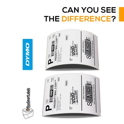 OfficeSmartLabels - 4" x 6" 4XL Internet Postage Shipping Labels, Compatible with Dymo 1744907 (1 Roll - 220 Labels Per Roll)