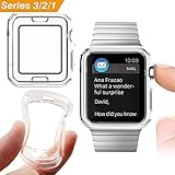 Apple Watch Case 42mm,Ultra-Thin HD Clear TPU Scratch Edge-Eesistant Flexible Case Slim Lightweight Protective Bumper Cover for 42mm Apple Watch Series 3/2/1 (42MM)