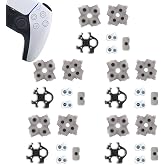 MYPUQIAO 5 Sets Silicone Conductive Rubber Pads Replacement for Playstation 5 PS5 Controller Parts for BDM-030 DualSense 5 L1 R1 L2 R2 Adhesive Button Changing Keypad Repair Replacement Part(3.0)